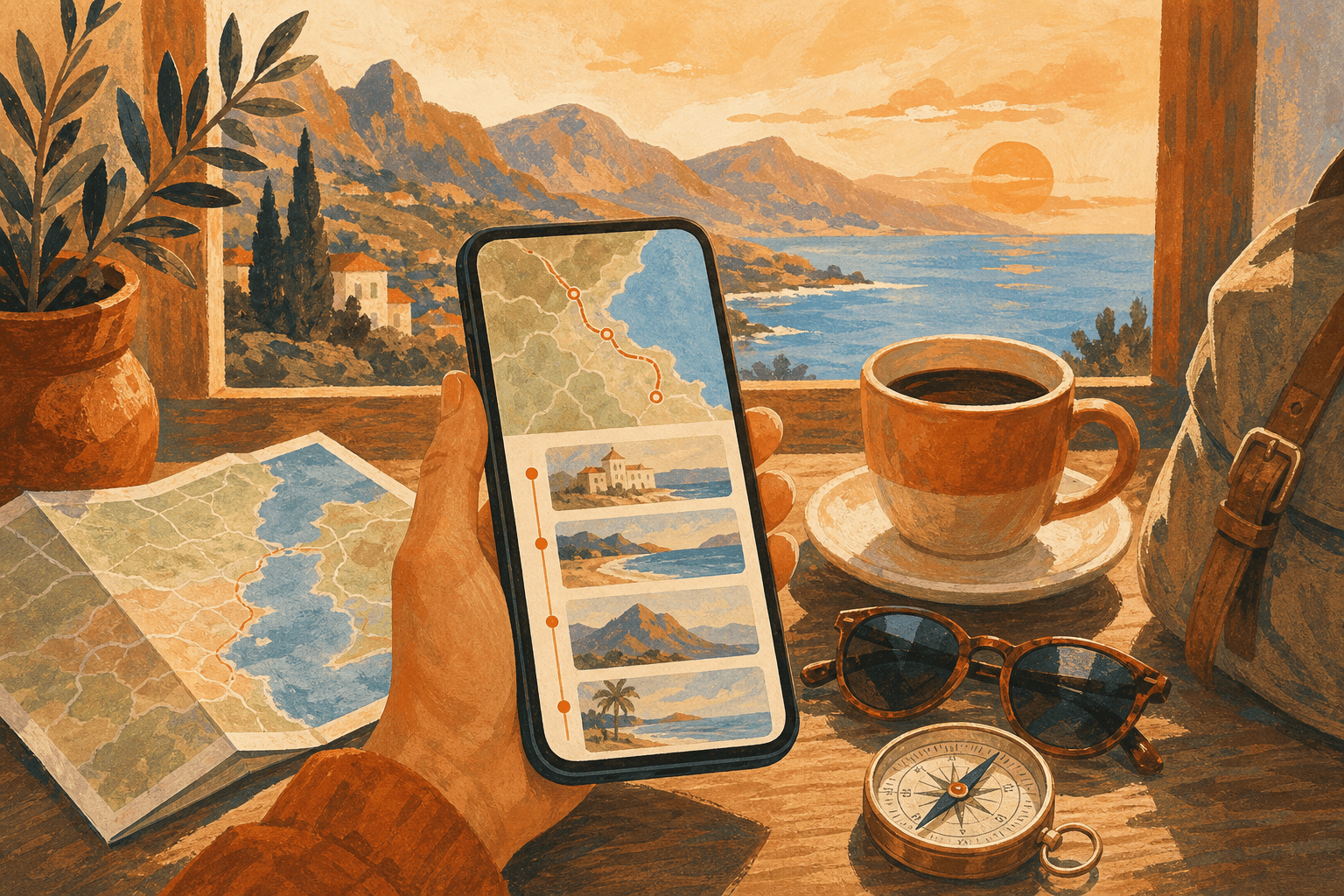 TripCraft overview: AI itinerary generation, offline maps, same-day POI editing, four languages
